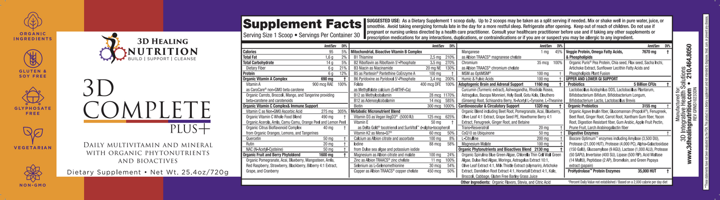3D Complete PLUS